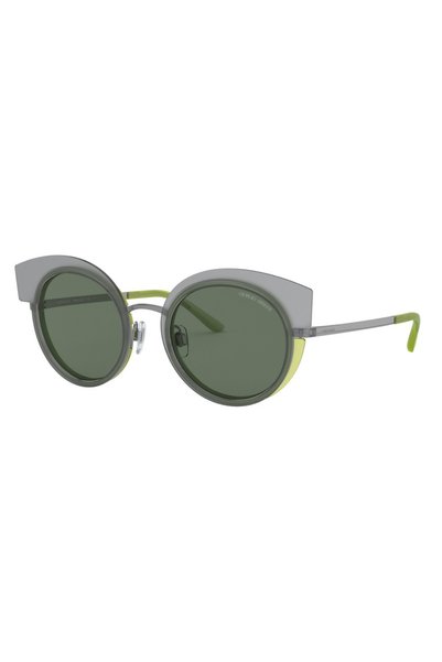 Giorgio Armani نظارات شمسية معدنية للنساء AR6091327571