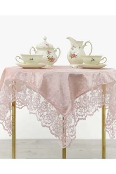 bursa çeyiz KADİFE GÜPÜRLÜ FİSKOS ÖRTÜSÜ