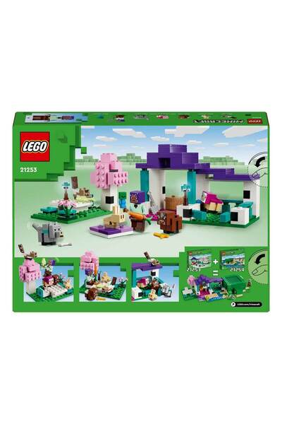 LEGO Minecraft® Hayvan Barınağı 21253 - 7 Yaş ve Üzeri Macera Oyunları Yedi Çocuk İçin 6