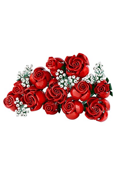 LEGO Icons Bouquet of Roses 10328 - ديكور ومجموعة وخلية قابلة للعرض للبالغين