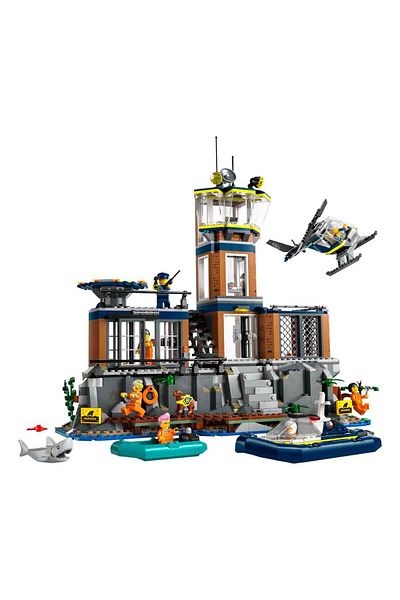 LEGO ®   City Police Jail Island 60419 - Creative Police Helicop for Children from 7 Years and up