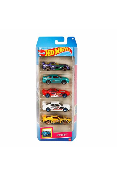 HOT WHEELS 5'li Araba Seti - Hw Drift Hly75