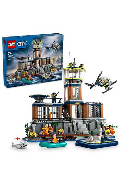 LEGO ®   City Police Jail Island 60419 - Creative Police Helicop for Children from 7 Years and up