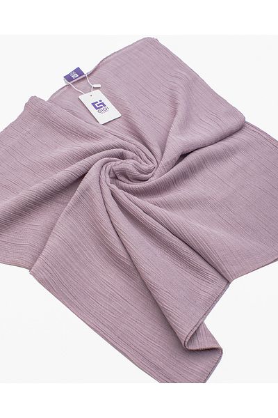 Scarf Linen Crinkle Scarf - Vinegar - 100X100 cm