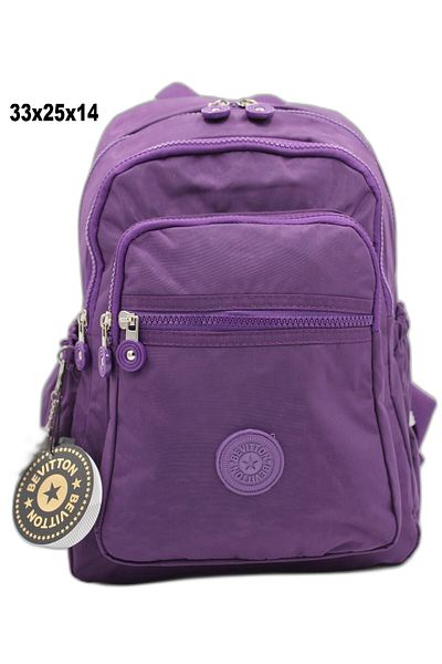LaddyCo Water Resistant Fabric Purple Backpack 5300
