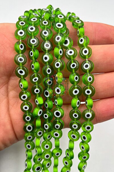 Ebruli Boncuk Χάντρες από γυαλί 8 χιλιοστών για κοσμήματα, αξεσουάρ κατασκευή...