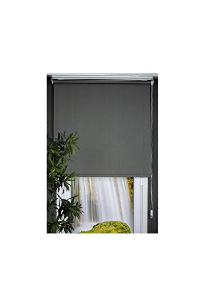 storyperde Düz Antresit Gri Stor Perde