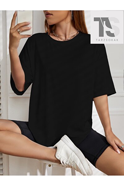 Tarzsokak Tricou supradimensionat cu umăr fără umăr