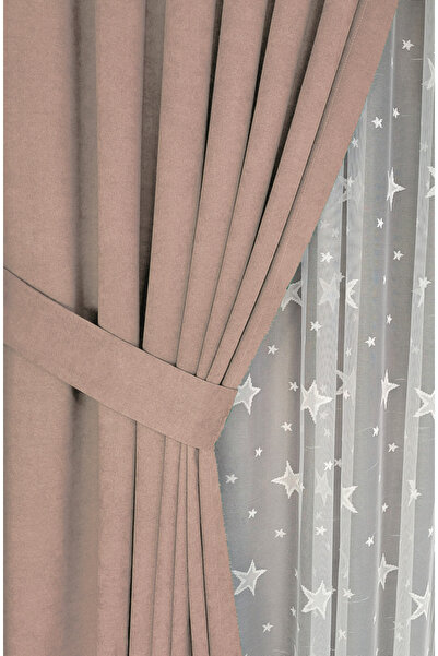 Yuka ستارة خلفية مسطحة ذات طيات مخملية خفيفة ذات أجنحة مزدوجة من الماس، بسيطة