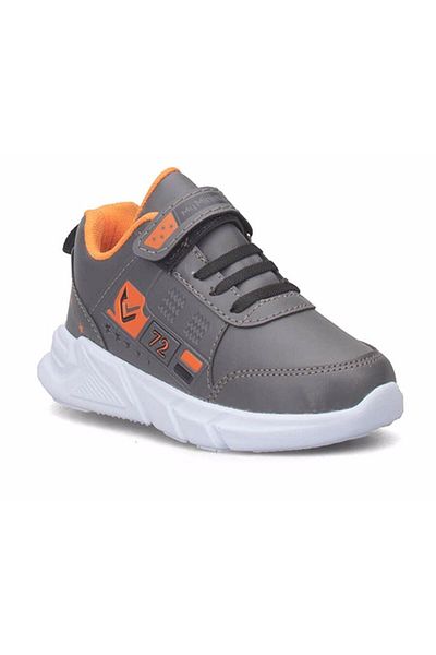 My Minima 04 Smoked Orange Velcro Skin Comfortable Sole Lightweight Boys' Walking Sports Shoes