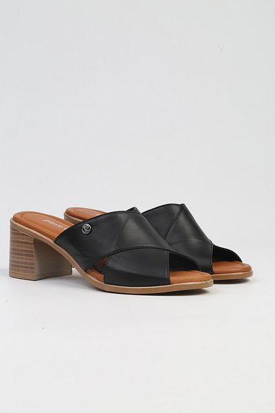 Pierre Cardin ® |   Pc-7219 - 3807 Black-Women's Heeled Slippers