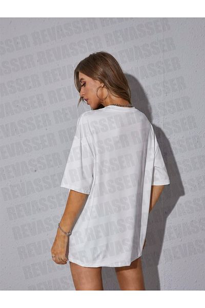 Revasser Unisex Γυναικείο/Ανδρικό ΜΟΝΟΧρωματικό μπλουζάκι από βαμβακερό χτενισμένο μπλουζάκι