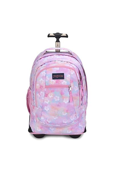 Dark pink online jansport backpack