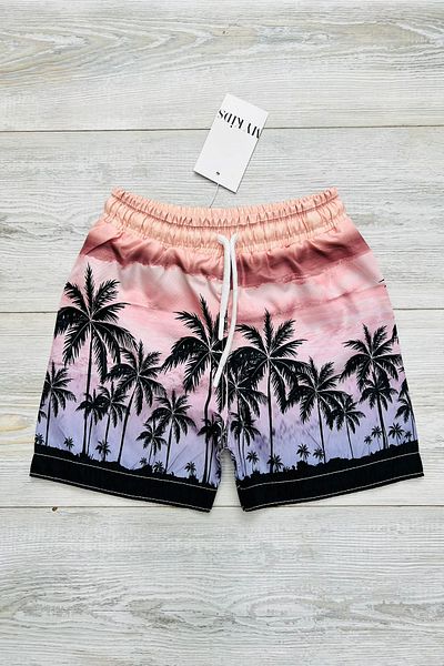 My Kids Wear Pantaloni scurti de baie pentru baieti impermeabili din material Parachute