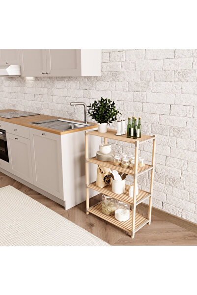 FixWood FIX-2014-4 Çok Amaçlı Modüler 4 Katlı Raf