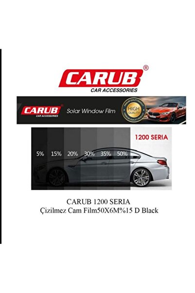 Carub 1800 SERIA Compatible Anti-Scratch Glass Film 50X6M 15% D Black