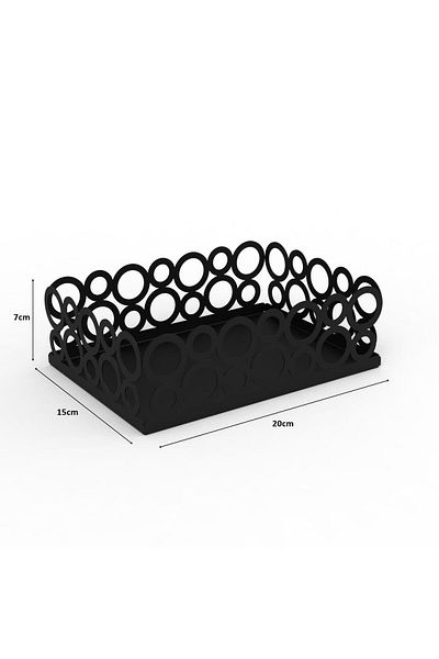 decorelax Black Ring Design Bread Holder