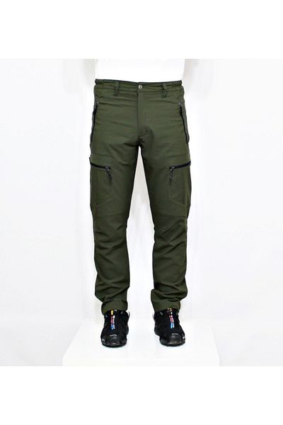 Mudwill Καλοκαιρινό παντελόνι Trekking Khaki Micro Lycra