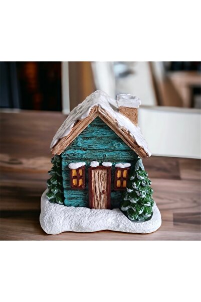 evdeki atölyem Karlı Kış temalı Ev model Tütsülük