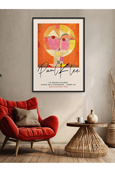 HOMEPACK Tekli Çerçeveli Paul Klee Tablo Modern Poster Tablo TK/416