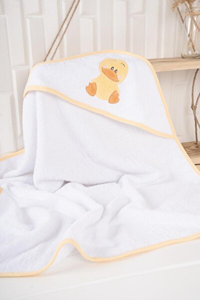 Baveno 100% Cotton 75x75 cm Baby / Kids Swaddle and Blanket with Printed Headboard
