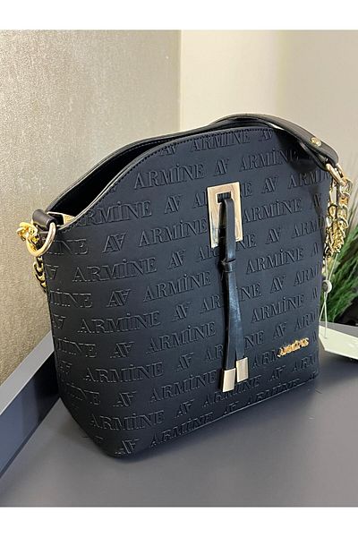 Armine ARM.102.LZ Armine Special Color Konbin Leather Handbag Designed as a Hand and Arm Bag