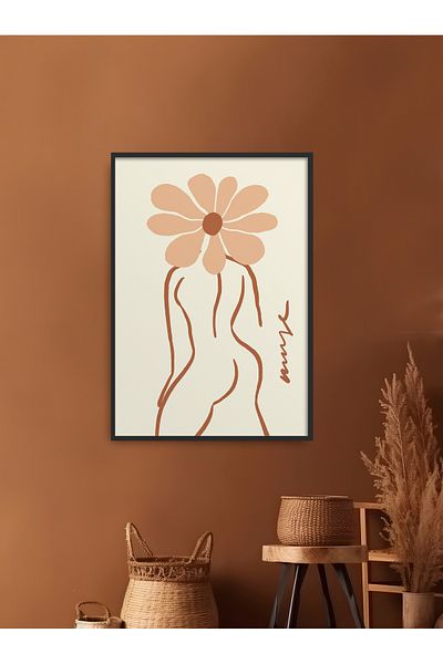 HOMEPACK Pictură de yoga pentru femei cu un singur cadru Pictură poster modernă TK/423