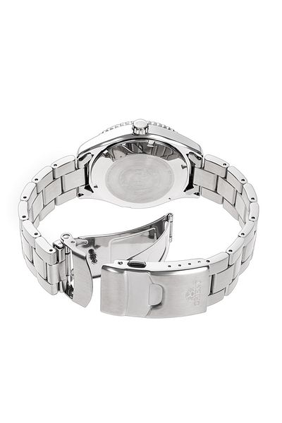 Orient RA-AC0Q01B10B Automatic Steel Grey Black Dial Sapphire Glass 20 ATM 40 mm Men's Wristwatch