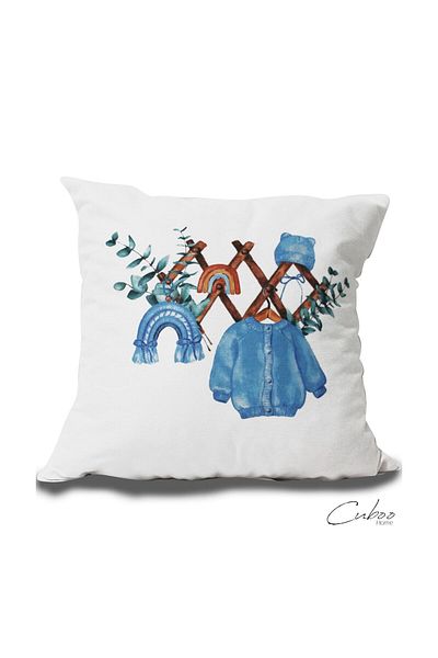 cuboo home Boy's Throw Pillow Cover