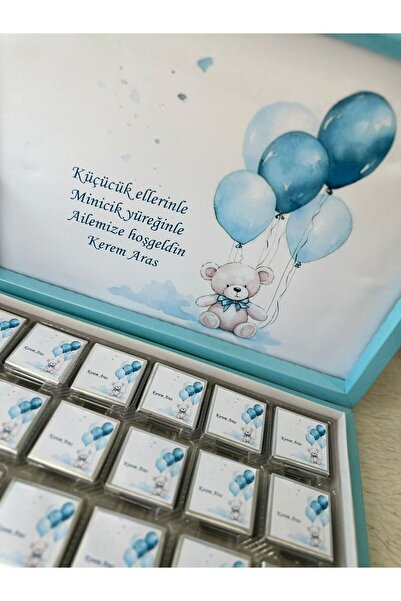 ürün limanı Hoşgeldin Bebek Çikolatası - 72 ' Li - Hastane Çikolatası , Doğum...