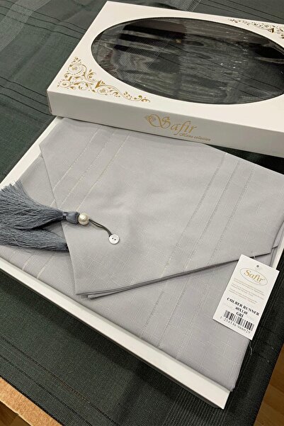 PW pink white home collection Colber Çift Katlı Lüks Püsküllü 140x40 Cm