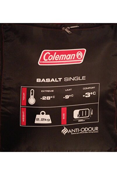 Coleman Basalt Single Sleeping Bag, Extreme temperature -28°C
