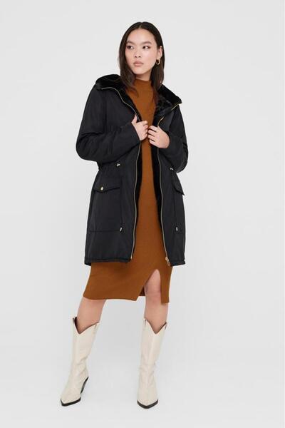 ONLY Onldahlia rev. Fur parka otw black