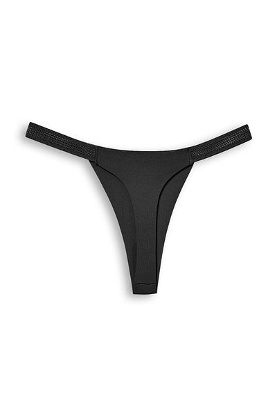 HNX Interlock Laser Cut Honeycomb Rubber Ghost Women's Thong Panties