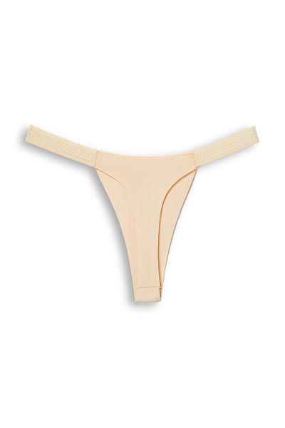 HNX Interlock Laser Cut Honeycomb Rubber Ghost Women's Thong Panties