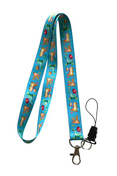 StormiStoretr Dinazor Desenli Boyun ipi Telefon Askısı