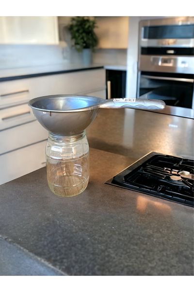 Mirvano Jar Funnel, Jar Funnel with Handle, Canning Funnel