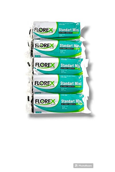 Florex Standart Mini Boy Çöp Poşeti 5 Paket 44x45 Rulo 40’lı
