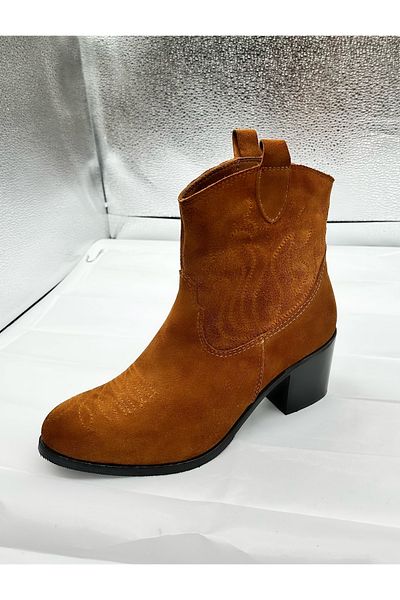 KARVENSHOES Κοντές καουμπόικες μπότες Karven Suede