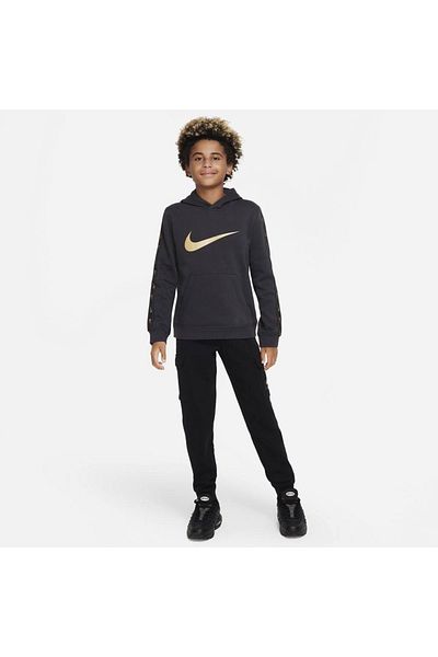Nike Dz5624-010 Model Kids Fleece Sweatshirt - Sportswear Repeat