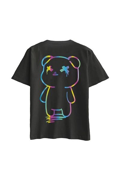 Pisa Art Μπλουζάκι με στάμπα Oversize C-Colour Bear