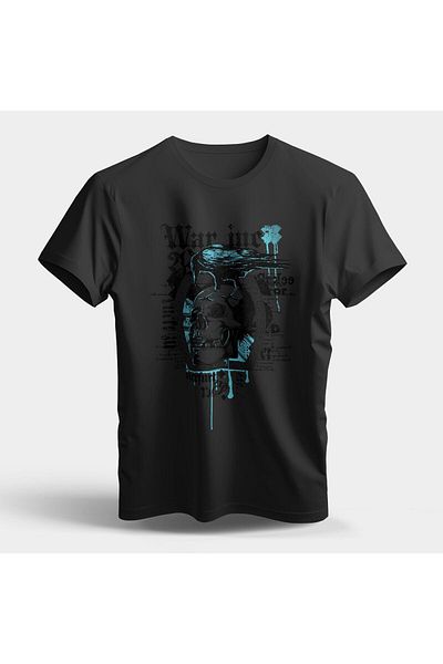 Pisa Art War Inc Printed - Καλοκαιρινό μπλουζάκι με λαιμόκοψη