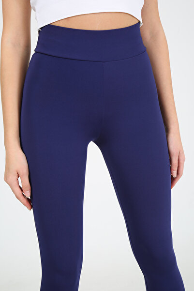 VOSSAX High Waist Women's Sports Leggings - Black Diver, Size 1, Slimming and Elastic Gathering, No Inner Display