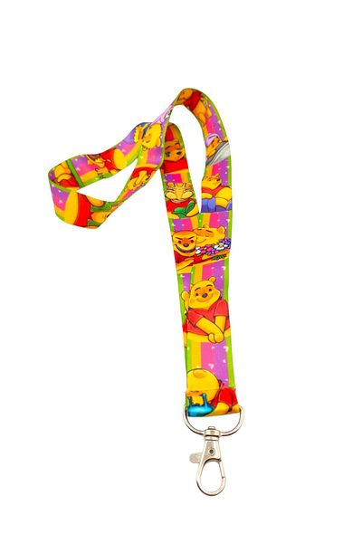 CİCCİBİCCİSHOP Yellow Teddy Bear Neck Strap Rope, Whistle Rope