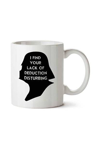ART HEDİYE كوب بطبعة Star Wars Sherlock Vader Silhouette I Find Your Lack على...