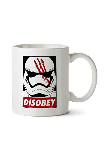 ART HEDİYE كوب بطبعة وجهين من Star Wars Finn Disobey Helmet