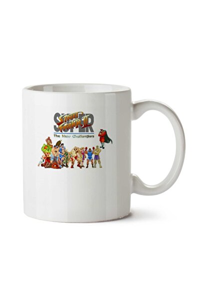 ART HEDİYE كوب Street Fighter II مطبوع على الجانبين