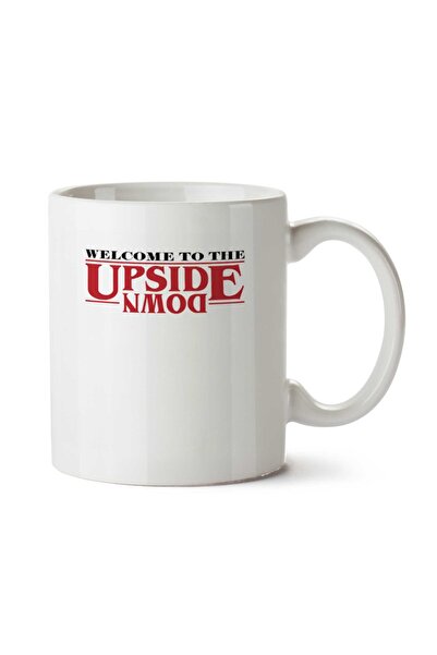ART HEDİYE كوب مطبوع على الجانبين من Stranger Things Welcome To The Upside Down