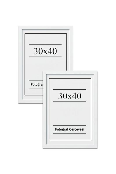 UON Picture Frame White 30X40 Diploma Document Certificate 2-Piece Flat Model Photo Picture Frame Set