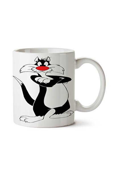 ART HEDİYE كوب سيلفستر لوني تونز مطبوع على الجانبين